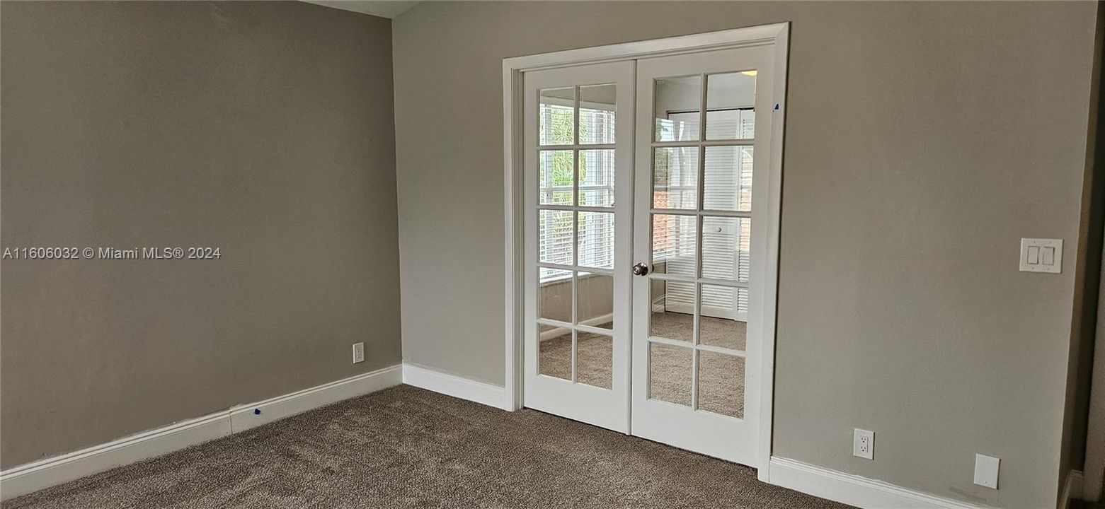 Master Bedroom with door leading to 2nd bedroom (2nd bedroom has private entrance as well)