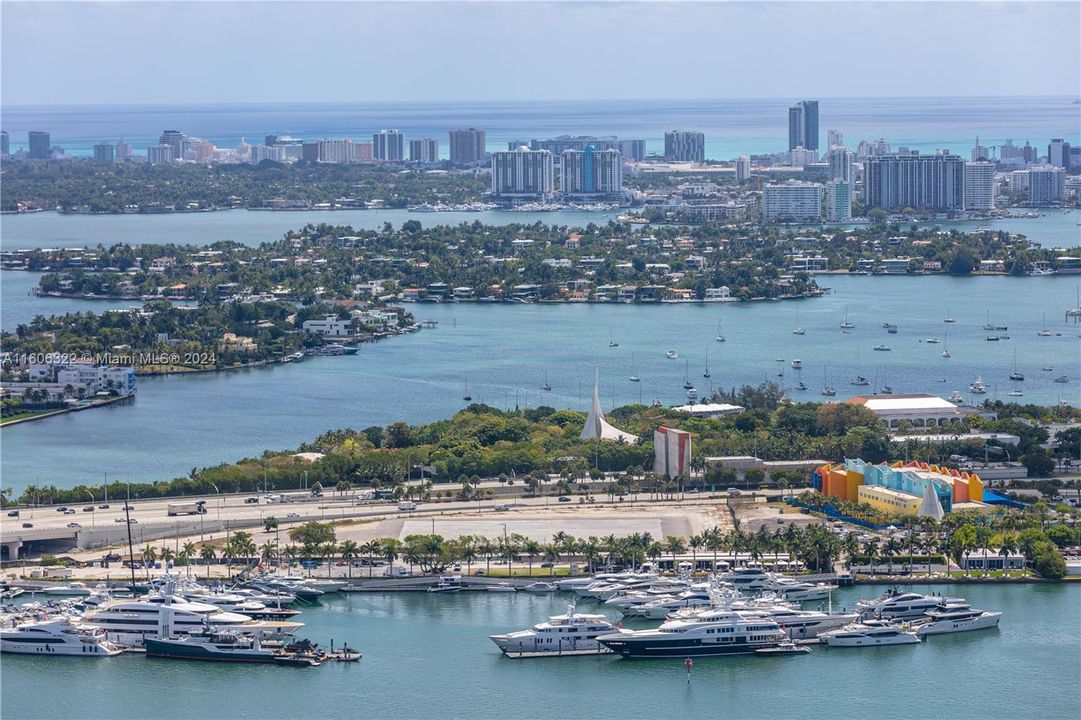 Megayacht Marina and Venetian Islands.