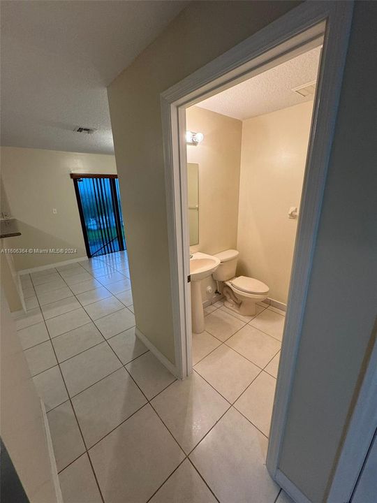 1/2 BATH DOWNSTAIRS