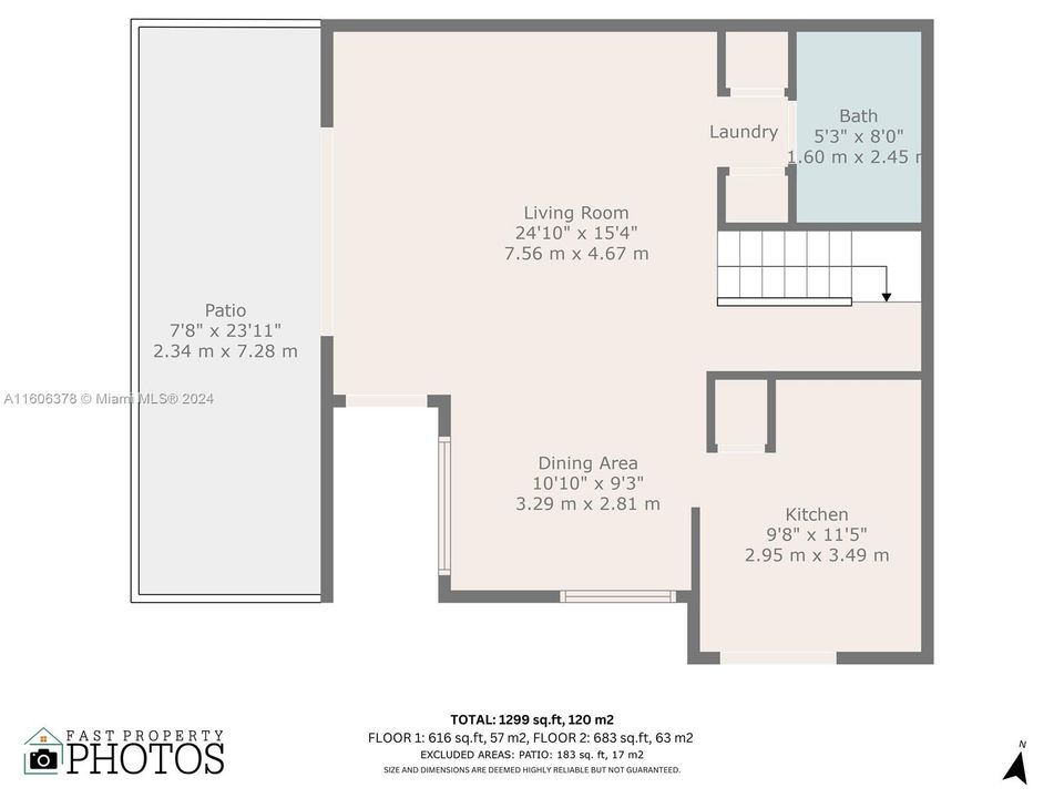 Active With Contract: $435,000 (3 beds, 2 baths, 1289 Square Feet)