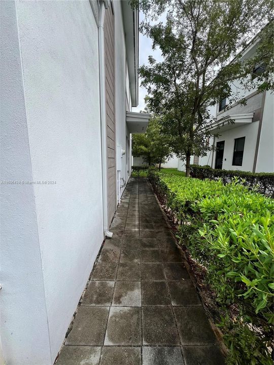 Entrance Hallway on side of unit