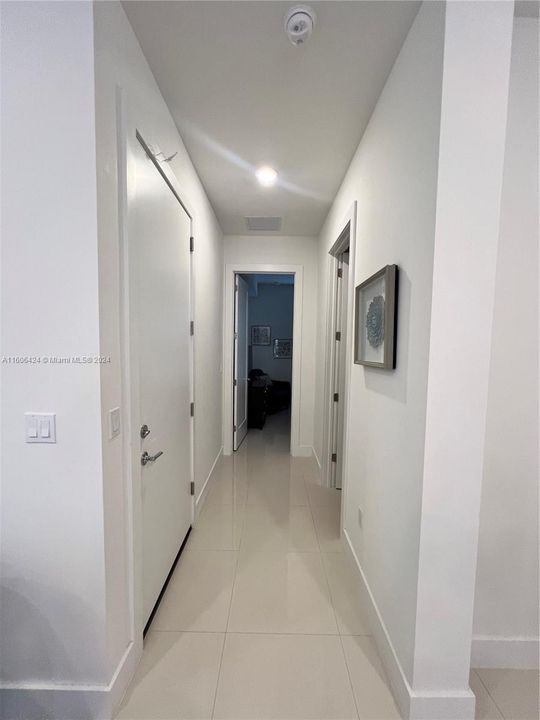 Hallway to the left of entrance