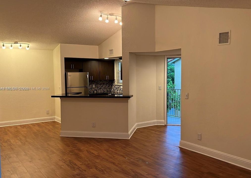 Living room and Kitchen