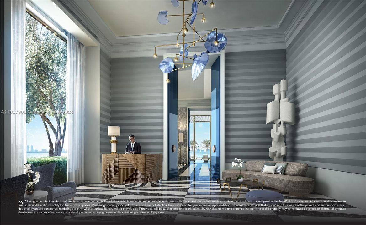 Grand Marble Lobby - Rendering