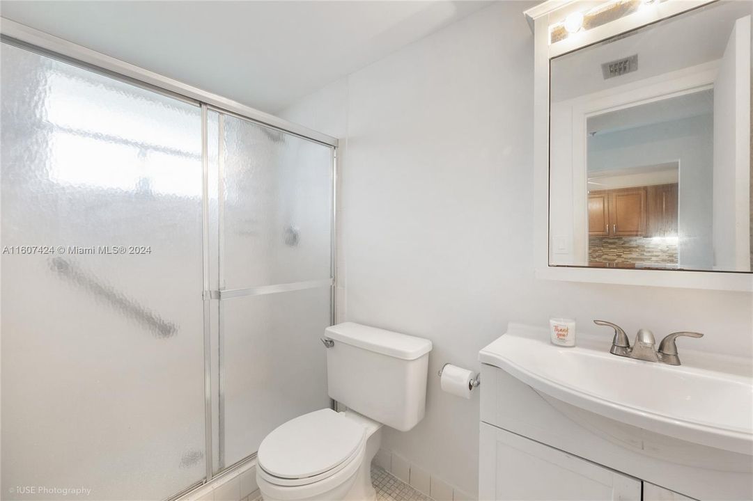 Unit Has Two Full Bathrooms, This one is With a Standing Full Shower