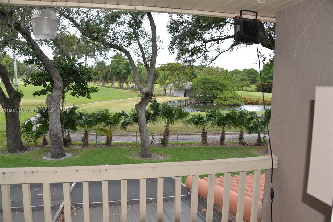 Golf course views from Master Bedroom.