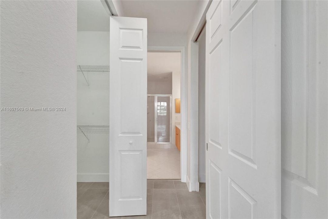 TWO Closets for Primary bedroom, one Walk-in