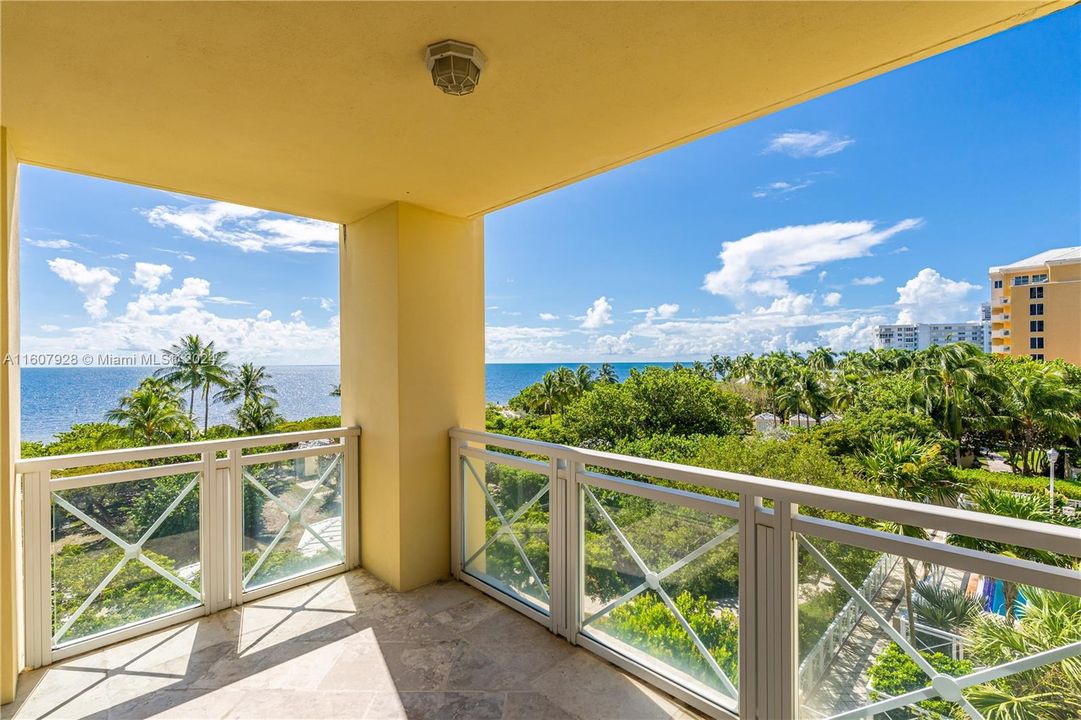 Dining and kitchen balcony