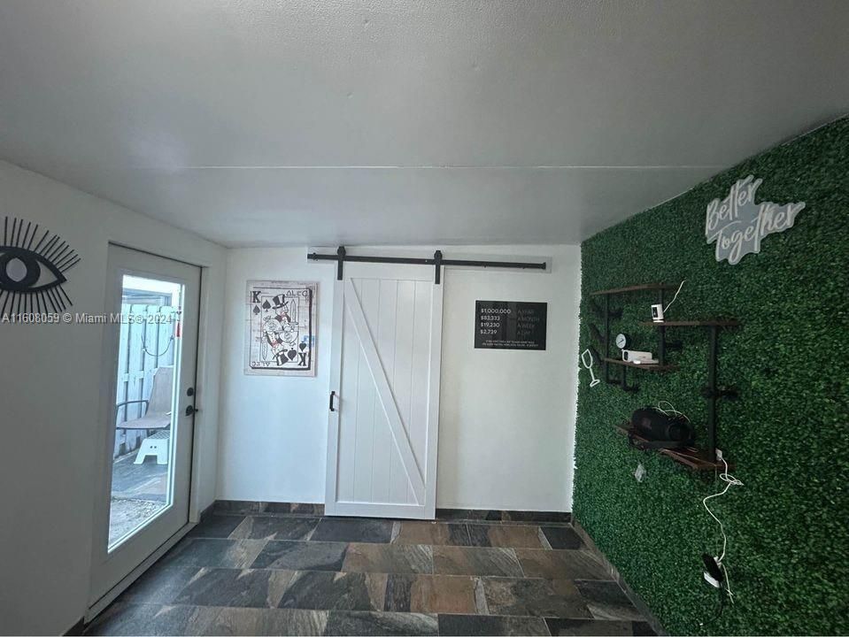 Family Room - entrance to laundry room