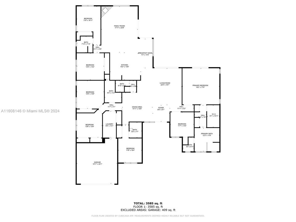 Activo con contrato: $1,875,000 (7 camas, 4 baños, 3933 Pies cuadrados)