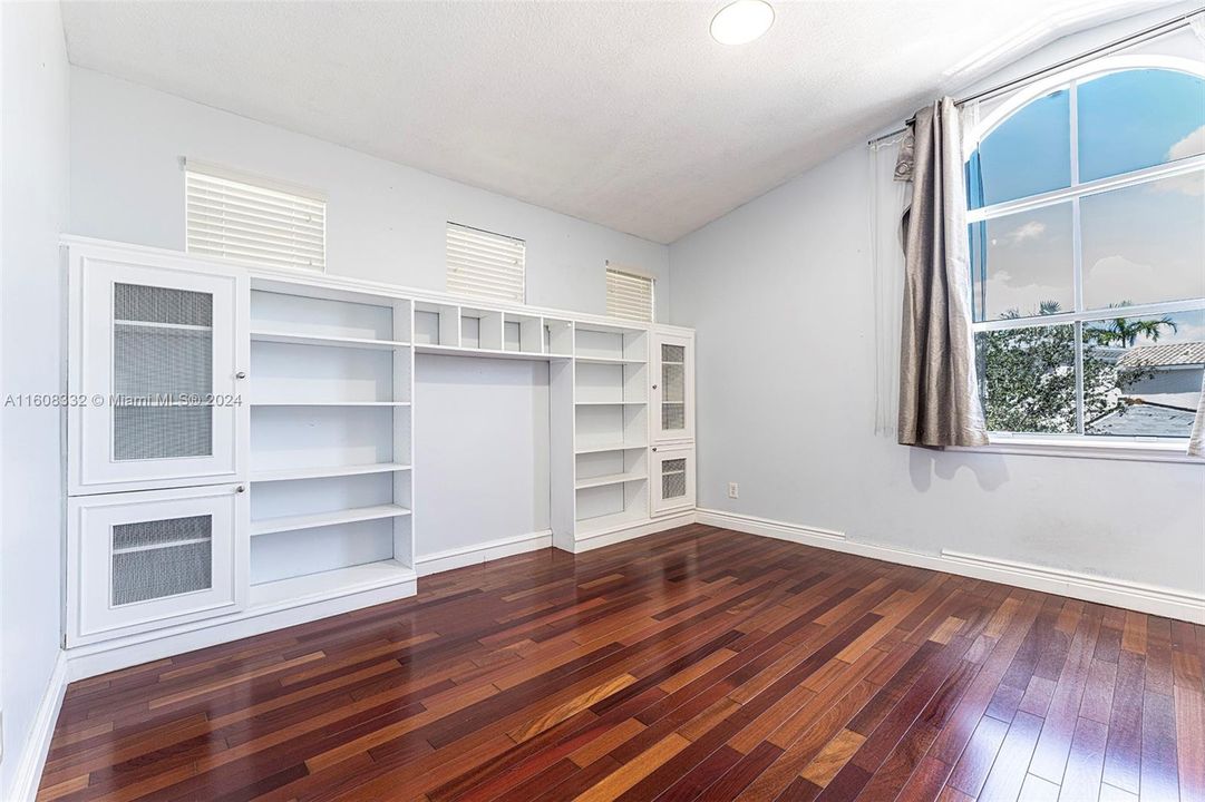 Second Bedroom with wall cabinet built in