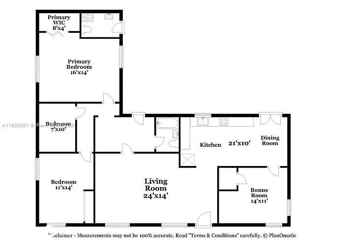 На продажу: $429,900 (4 спален, 2 ванн, 1458 Квадратных фут)