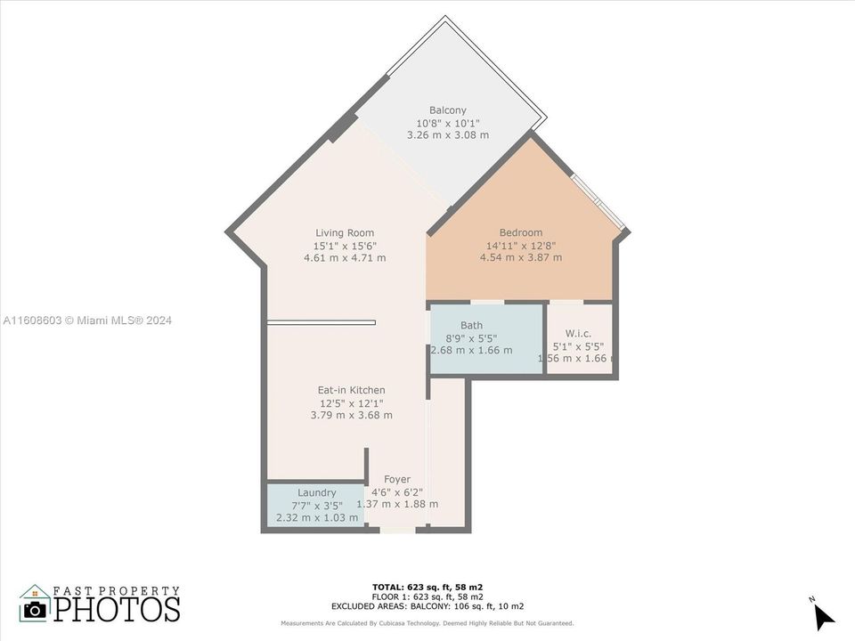 En Venta: $440,000 (1 camas, 1 baños, 740 Pies cuadrados)