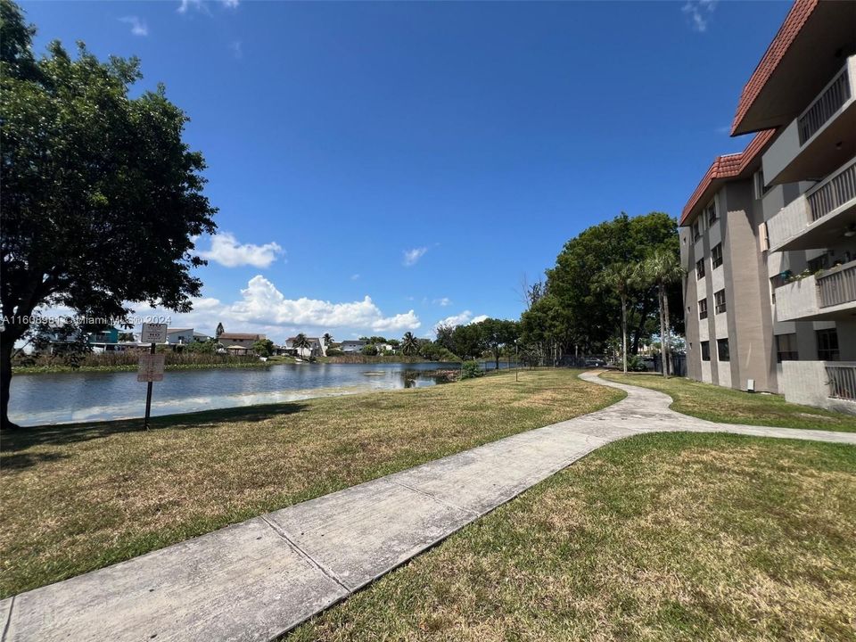 view of the lake