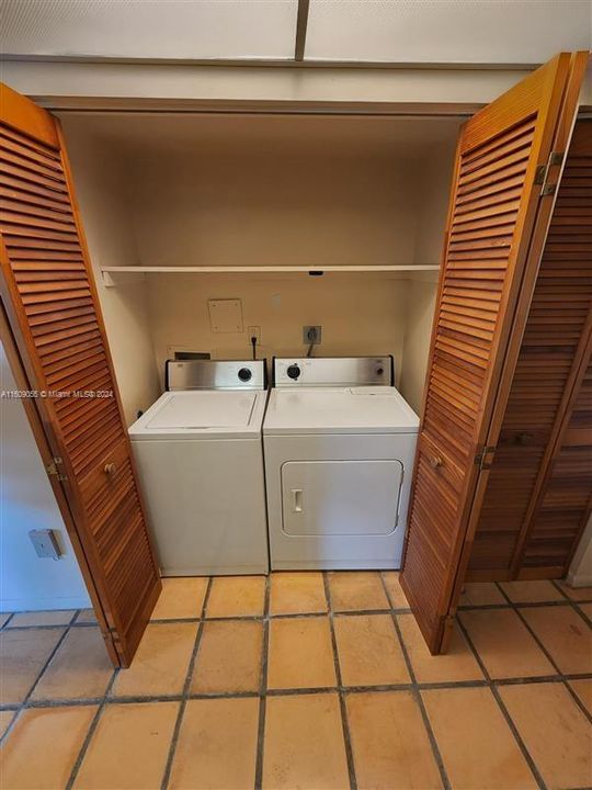 Includes washer and Dryer located in Kitchen closet