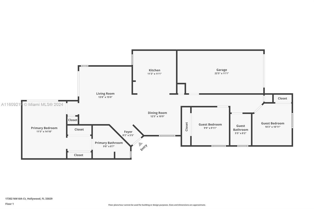 На продажу: $545,000 (3 спален, 2 ванн, 1356 Квадратных фут)