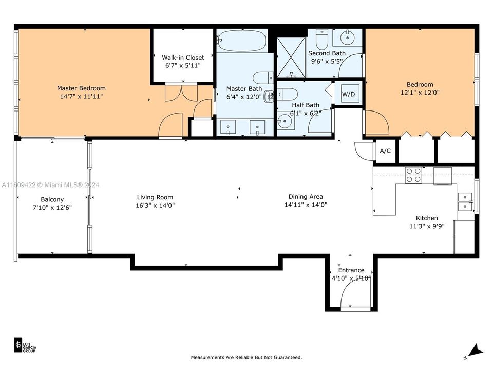 Active With Contract: $665,000 (2 beds, 2 baths, 1158 Square Feet)