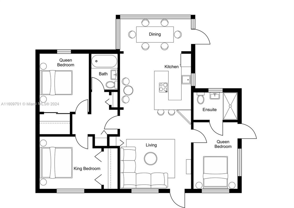 En Venta: $585,000 (2 camas, 2 baños, 1008 Pies cuadrados)