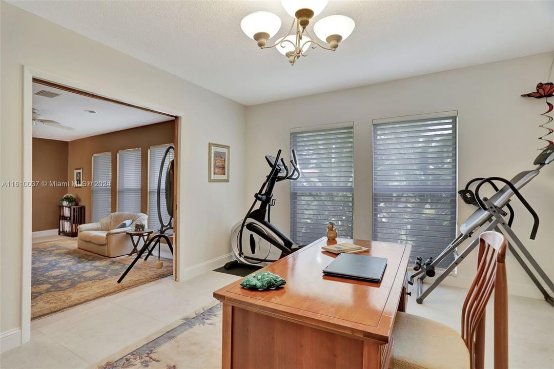 Formal dining room (Using space for office/exercise room)