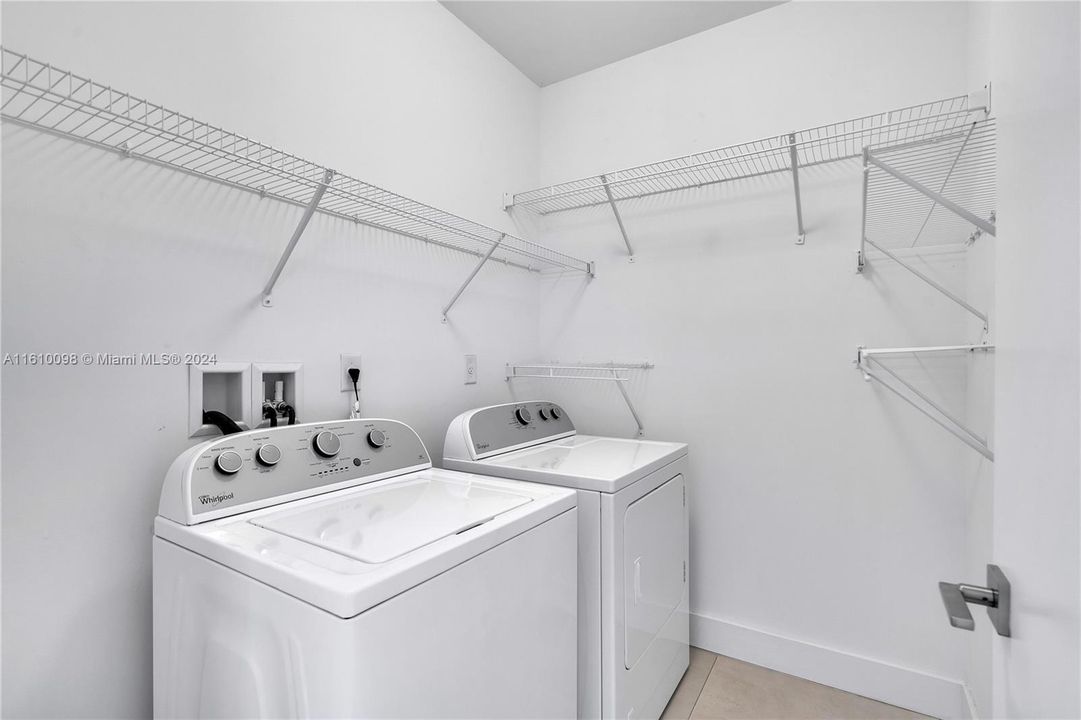 2nd floor laundry room