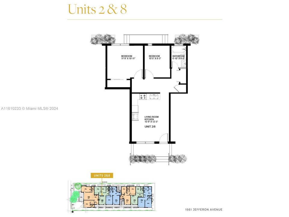 second bedroom unit 7