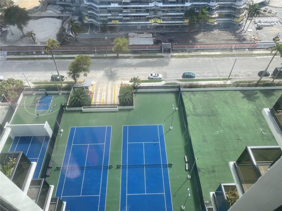 Tennis and Basketball courts