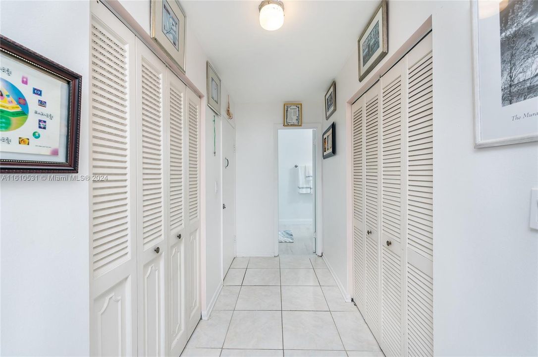 Double Closets leading to Primary Bathroom
