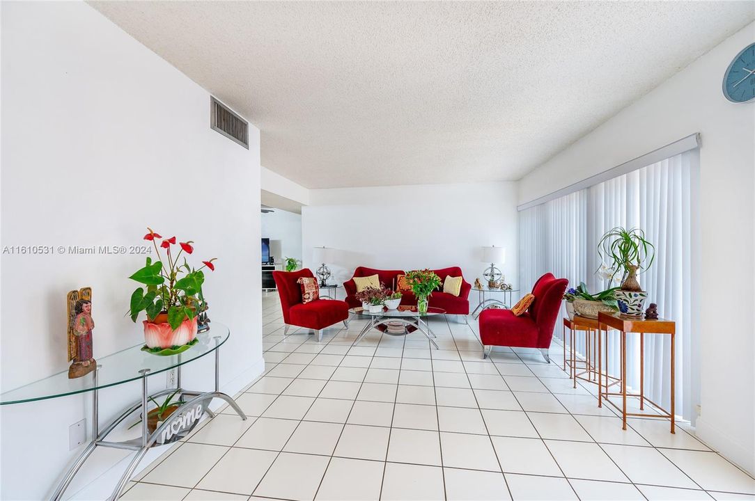 Living Room opens to patio.