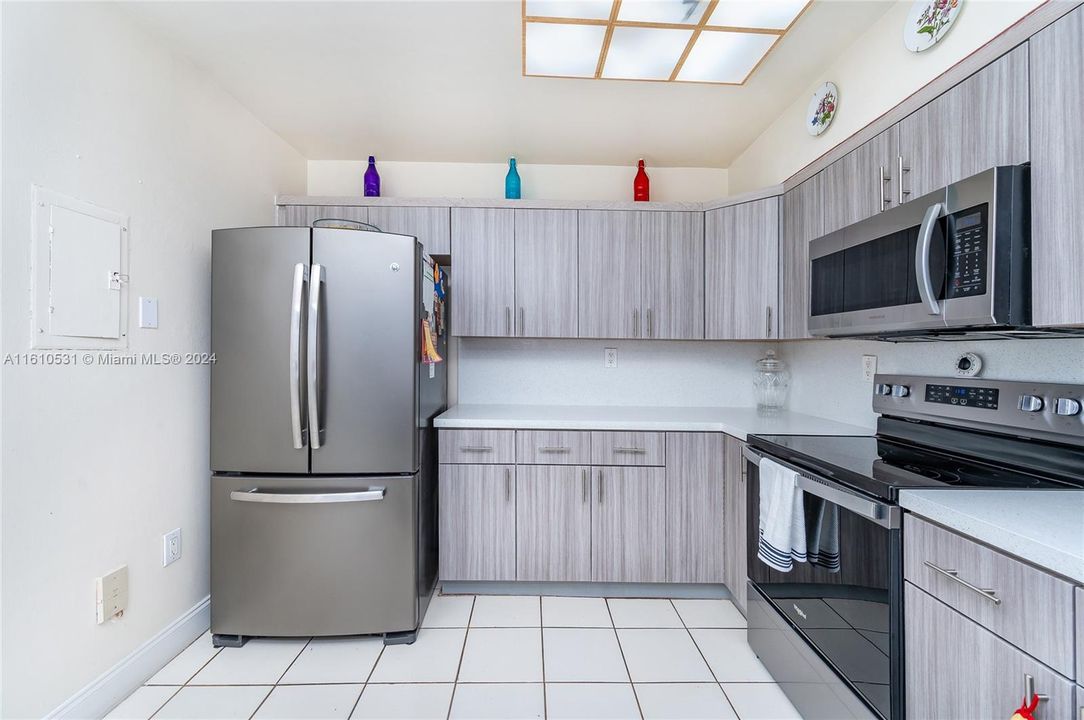 Recently updated kitchen with new Stainless Steel appliances