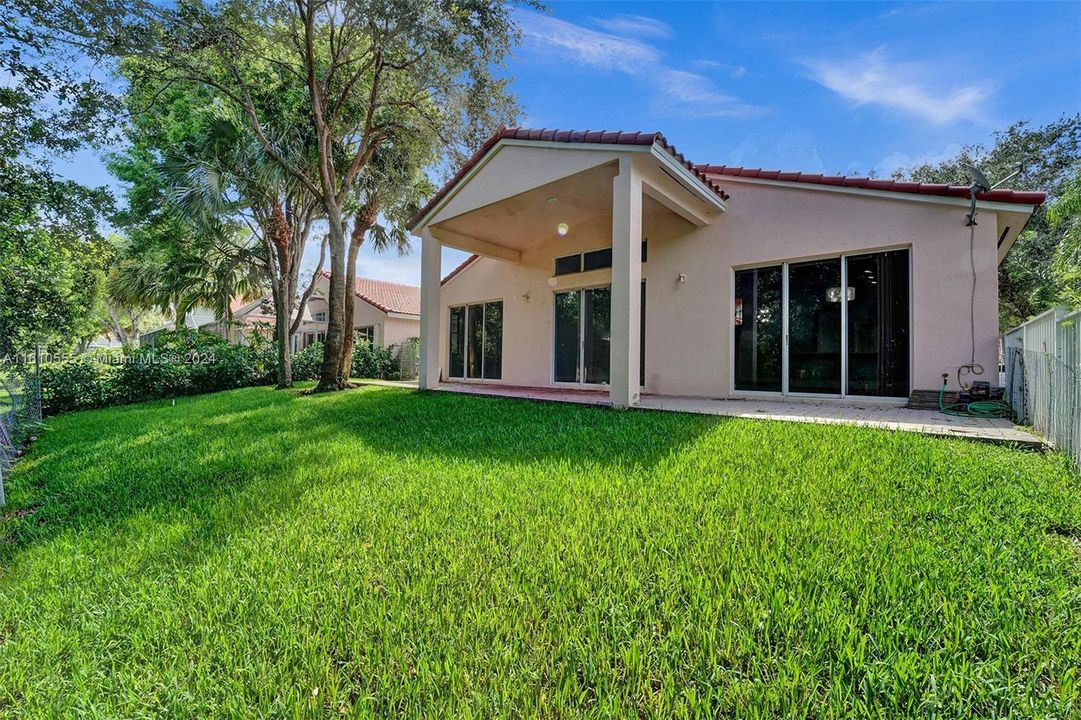 Private patio - views to the golf course