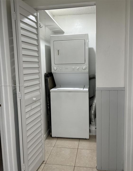 Utility Room with Washer/Dryer inside unit!