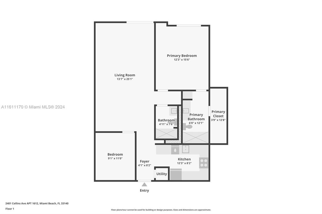 For Sale: $695,000 (2 beds, 2 baths, 1121 Square Feet)