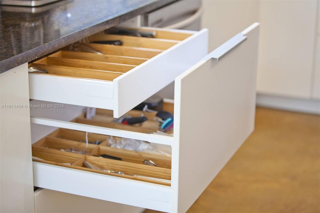 Kitchen drawer detail