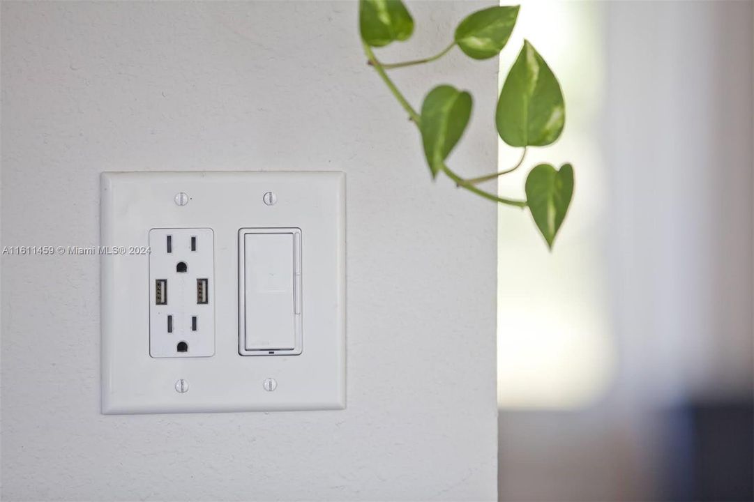 USB outlets in kitchen