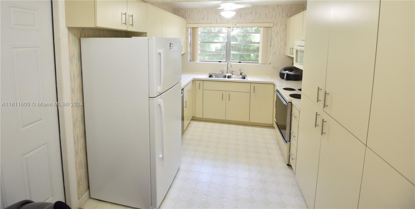 Extended kitchen with addition