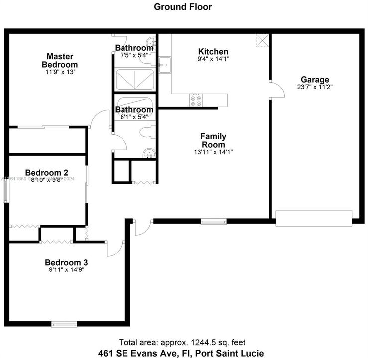 For Sale: $349,000 (3 beds, 2 baths, 998 Square Feet)