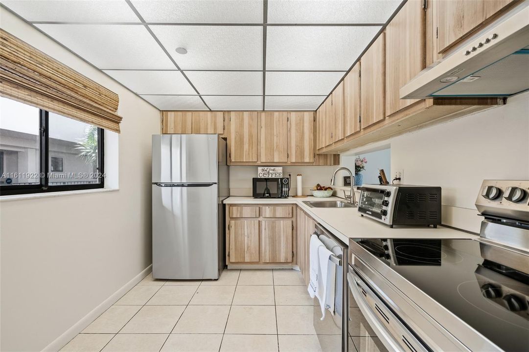 Brand new stainless steel appliances!