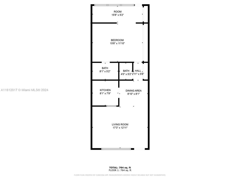 En Venta: $110,000 (1 camas, 1 baños, 700 Pies cuadrados)