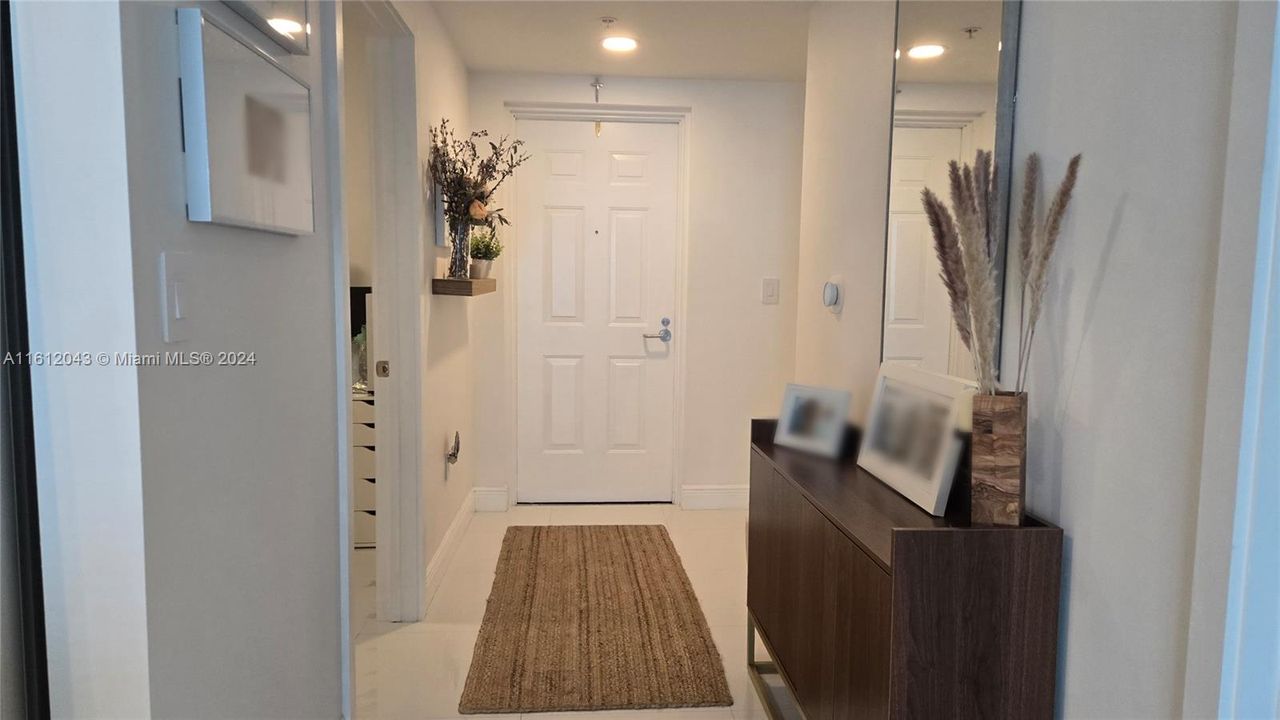 Hallway storage closet