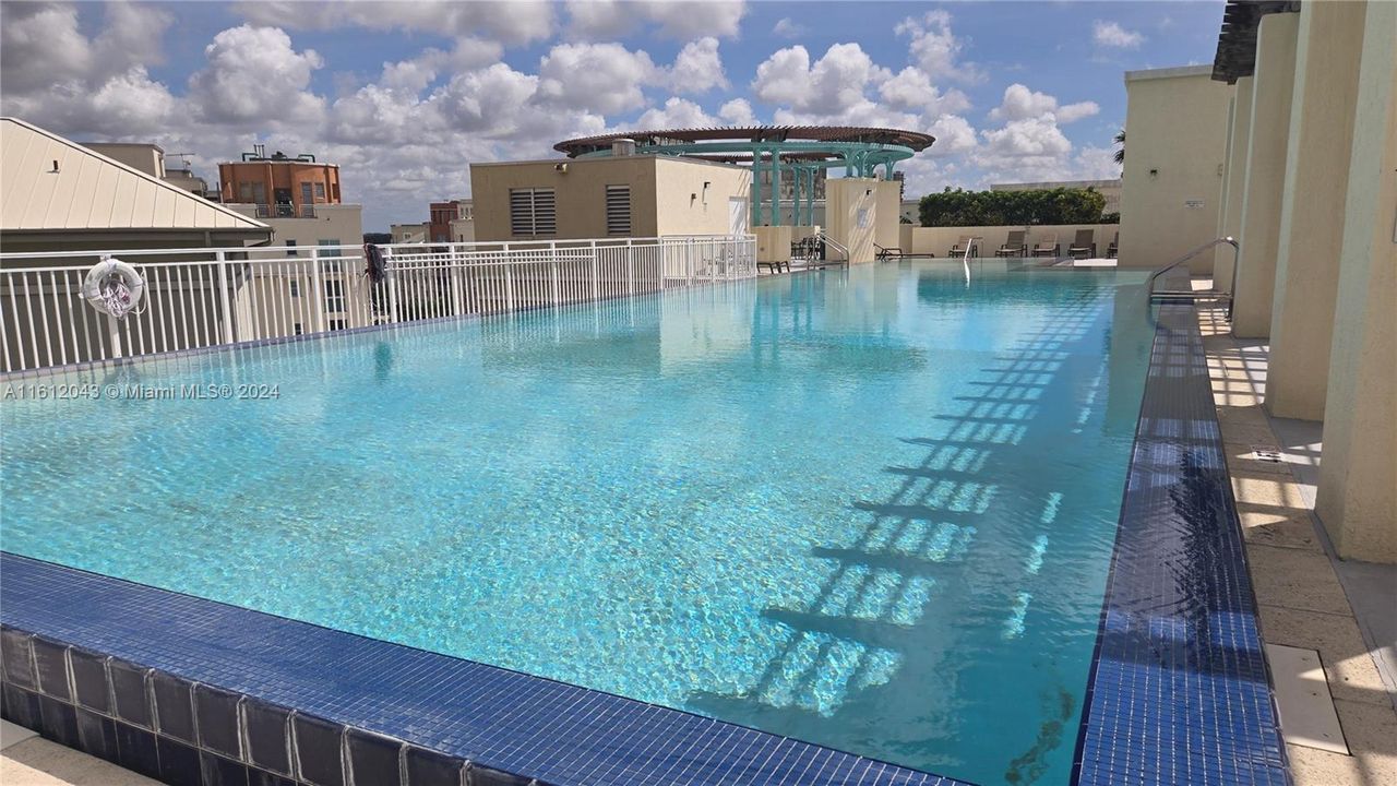 Rooftop pool