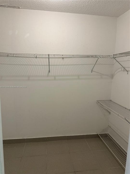 Master walk-in closet