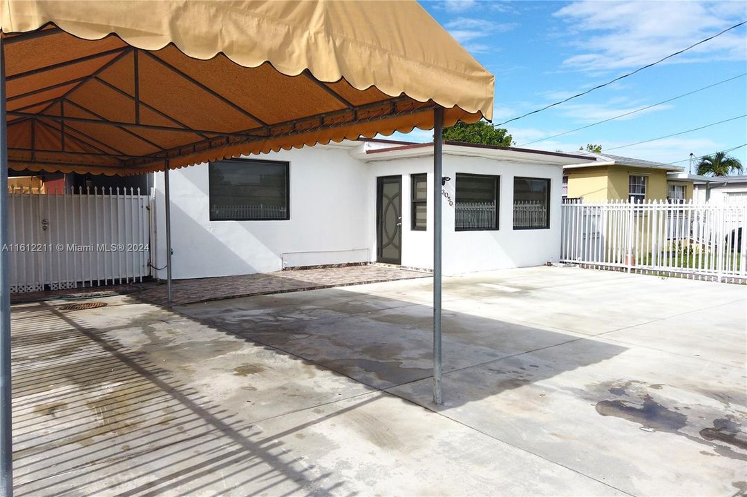 Main House carport