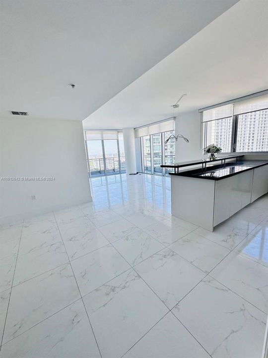 View of the Living Room and Dinning Room