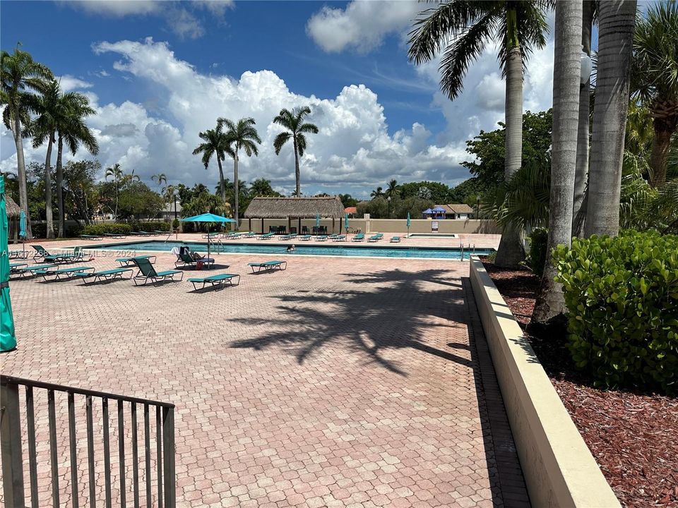 Clubhouse pool area