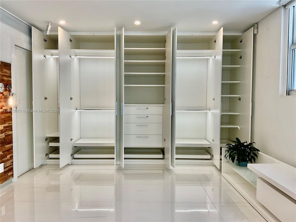 Plenty of closet space