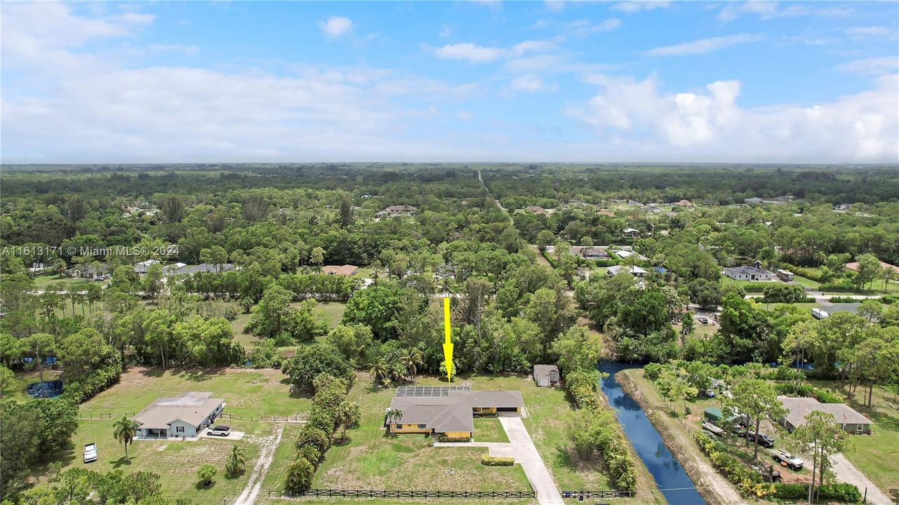 Aerial View Facing South