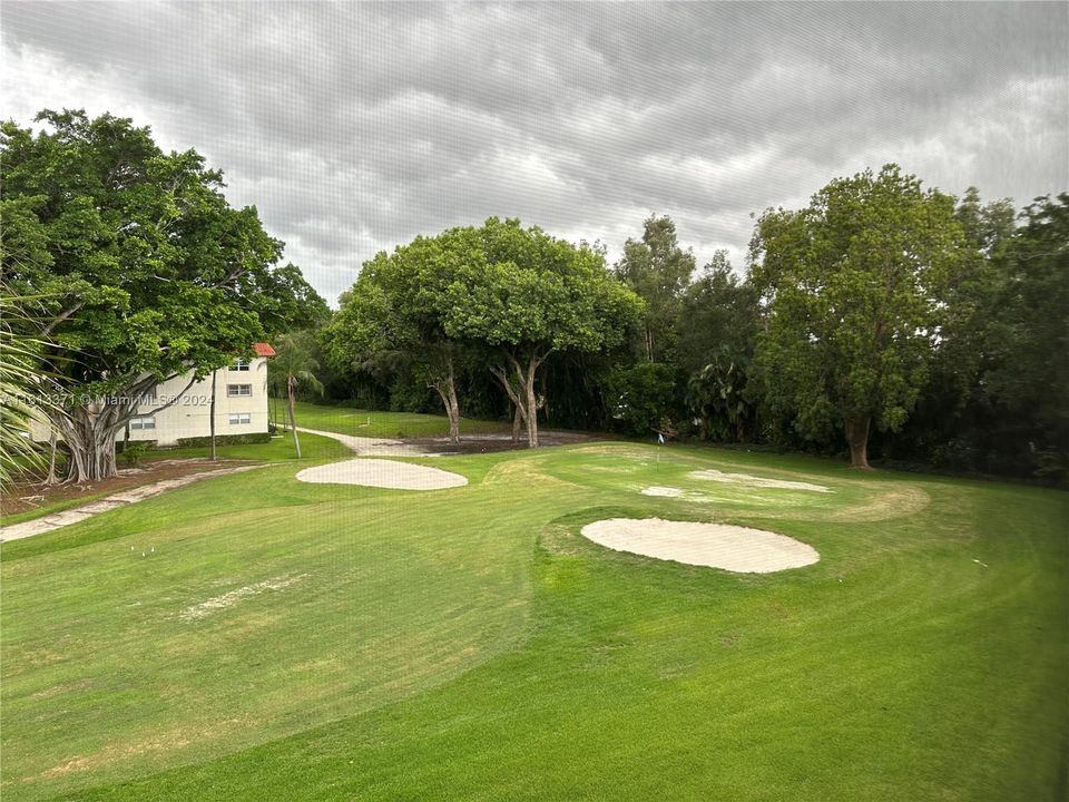 Golf View from the Balcony