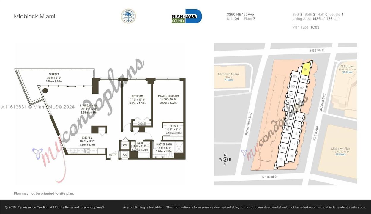 En Venta: $819,000 (2 camas, 2 baños, 1433 Pies cuadrados)