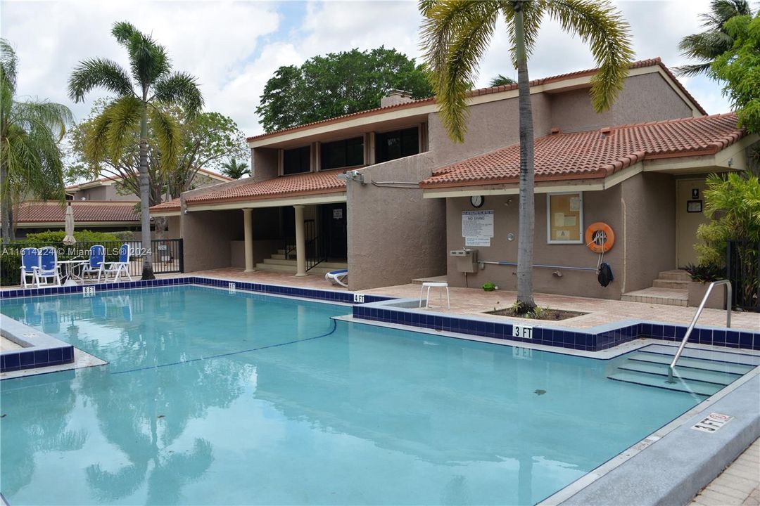 Pool and Community party room