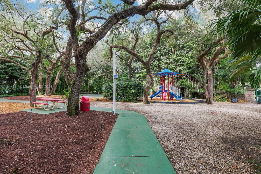 Children's outdoor play area.